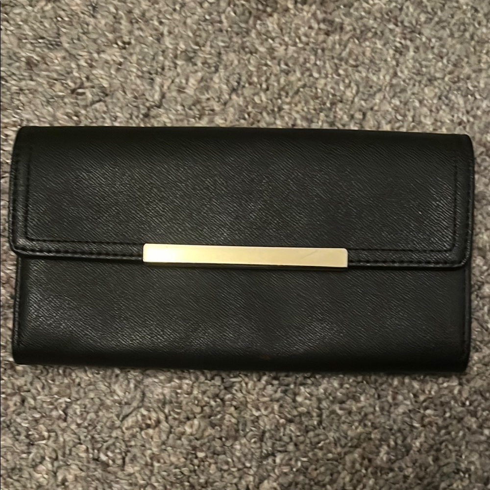 Elegant Black Clutch Wallet